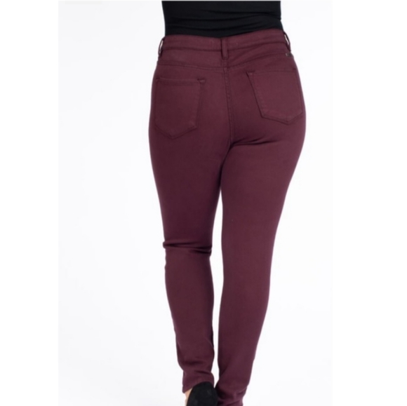 Maroon High Rise KanCan Skinny Jeans - Picture 4 of 4